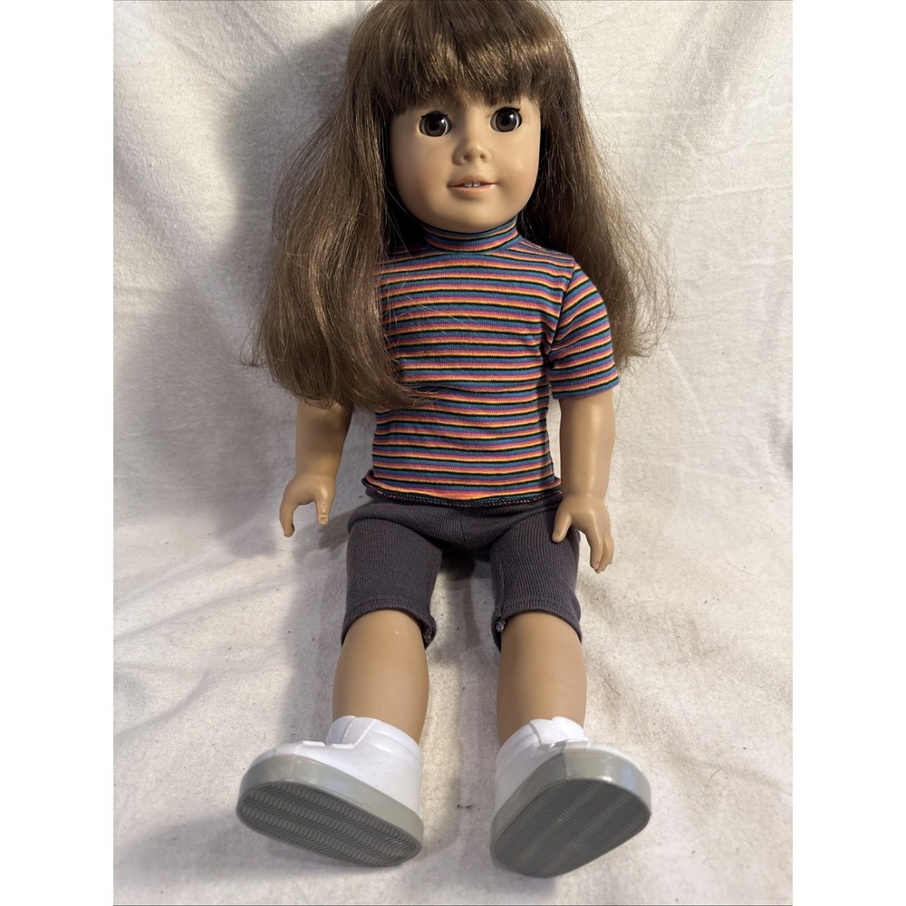 American Girl Doll 2008 Samantha Brunette hair brown eyes Pleasent Company 18"